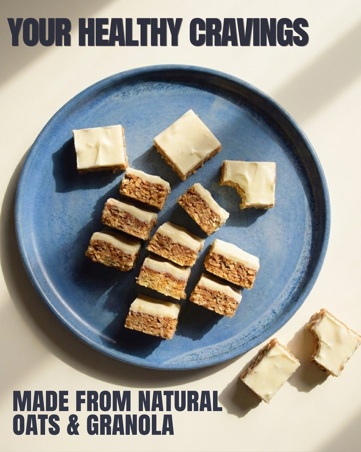 Classic White Chocolate Protein Flapjack, (6 Pieces)