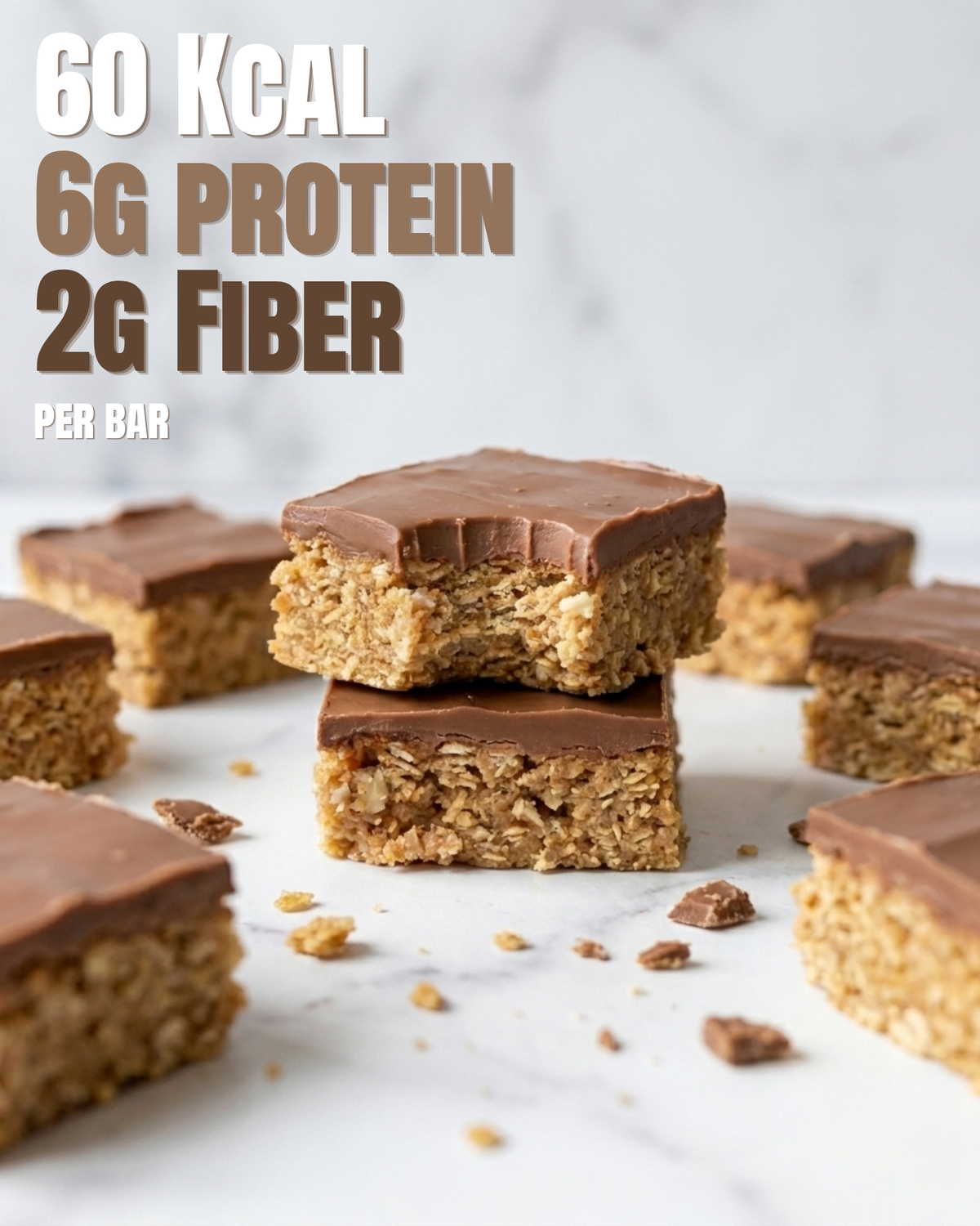 Classic Rich Chocolate Protein Flapjack (6 Pieces)